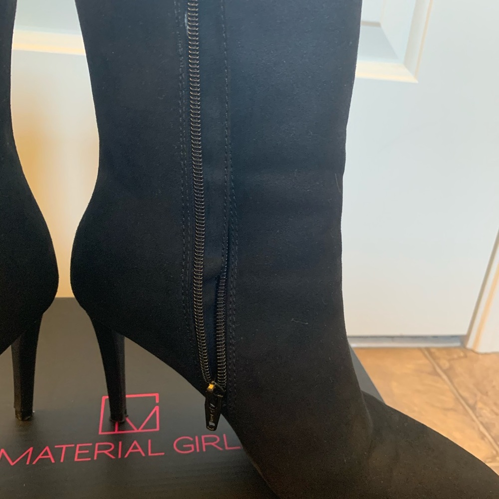 Material Girl side zip boots - Picture 3 of 6
